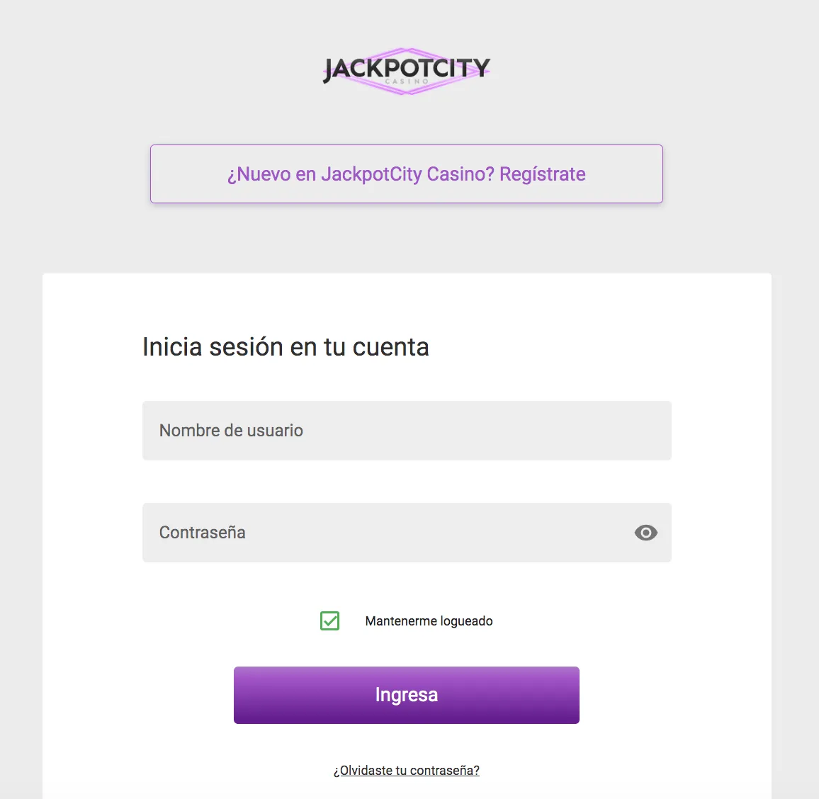 Jackpot City casino online registro Perú